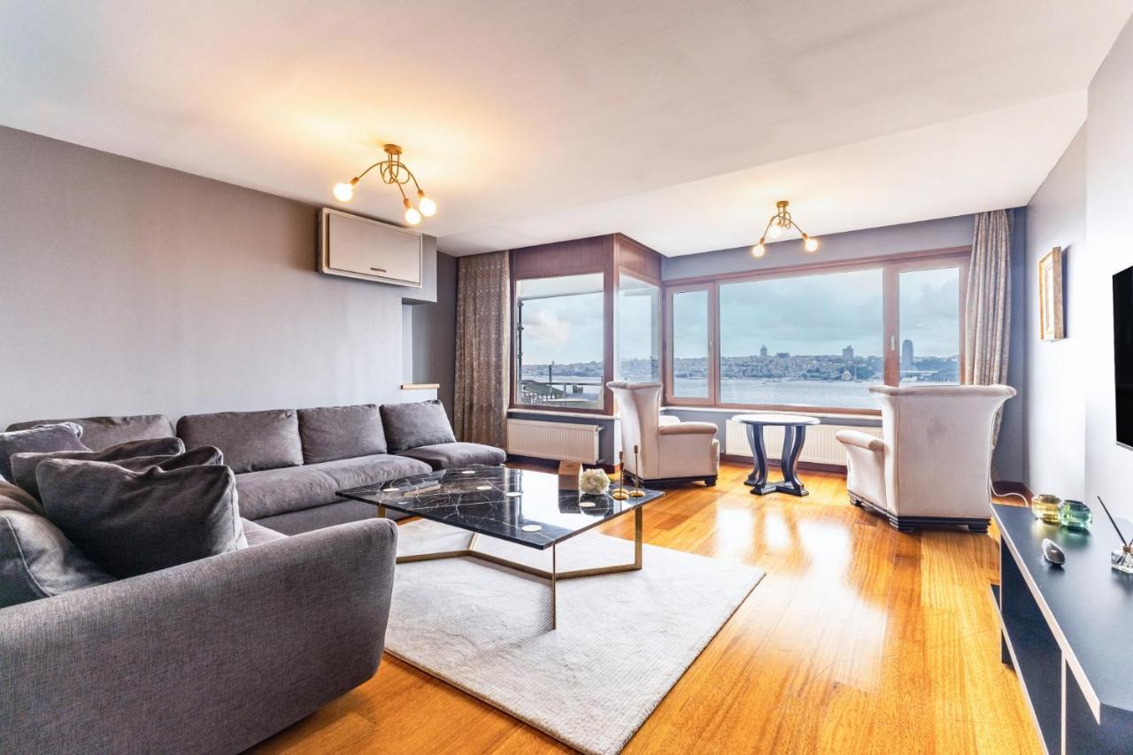 Apartmán Duplex Flat W Panoramic Bosphorus View And Terrace Istanbulská provincie Exteriér fotografie