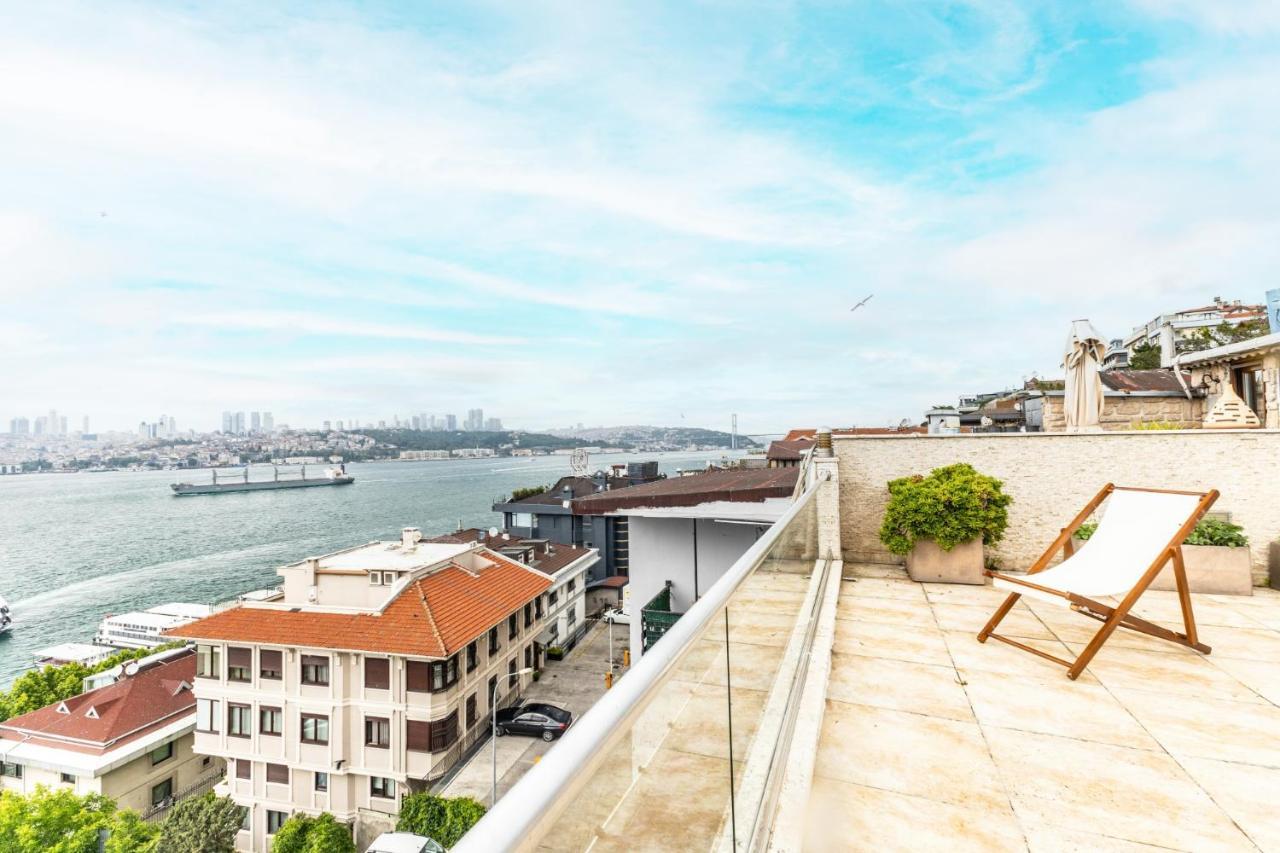 Apartmán Duplex Flat W Panoramic Bosphorus View And Terrace Istanbulská provincie Exteriér fotografie