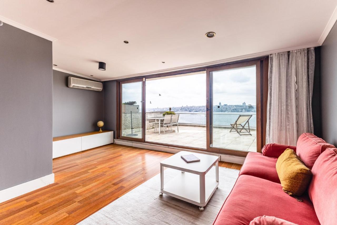 Apartmán Duplex Flat W Panoramic Bosphorus View And Terrace Istanbulská provincie Exteriér fotografie